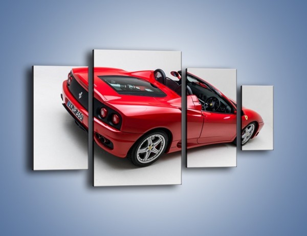 Obraz na płótnie – Ferrari 360 Spider – czteroczęściowy TM182W4