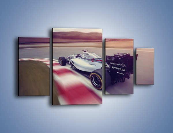 Obraz na płótnie – Formula 1 Williams Martini Racing – czteroczęściowy TM212W4