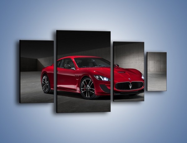 Obraz na płótnie – Maserati GranTurismo Centennial Edition – czteroczęściowy TM240W4