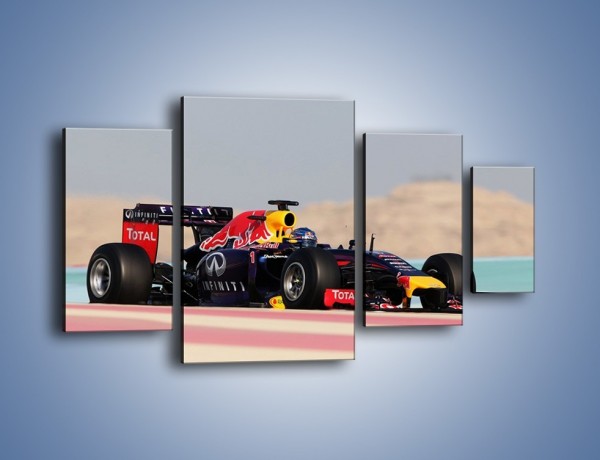 Obraz na płótnie – F1 Infiniti Red Bull – czteroczęściowy TM241W4