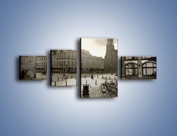 Obraz na płótnie – Rynek Starego Miasta – czteroczęściowy AM136W5