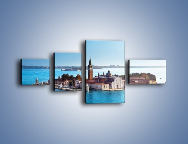 Obraz na płótnie – Wyspa San Giorgio Maggiore – czteroczęściowy AM380W5