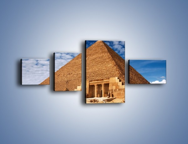 Obraz na płótnie – Wejście do egipskiej piramidy – czteroczęściowy AM602W5