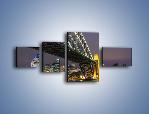 Obraz na płótnie – Sydney Harbour Bridge – czteroczęściowy AM803W5