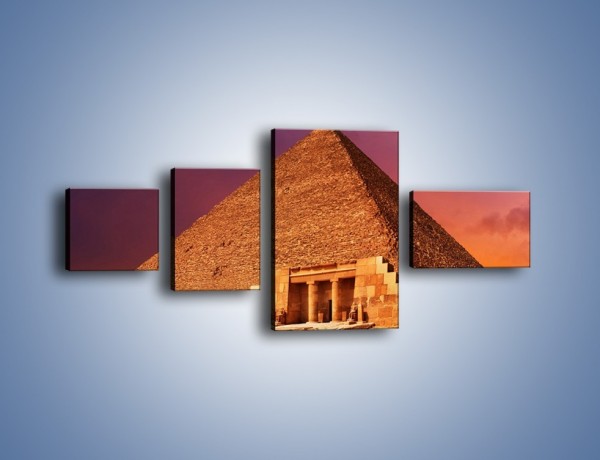 Obraz na płótnie – Piramida w Egipcie – czteroczęściowy AM812W5
