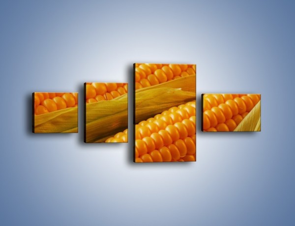 Obraz na płótnie – Kolby dojrzałych kukurydz – czteroczęściowy JN046W5