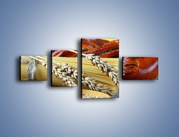 Obraz na płótnie – Chleb pszenno-kukurydziany – czteroczęściowy JN090W5