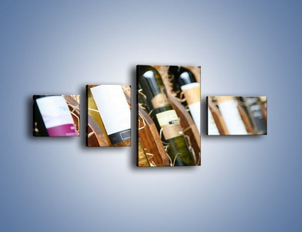 Obraz na płótnie – Kolekcja win – czteroczęściowy JN212W5