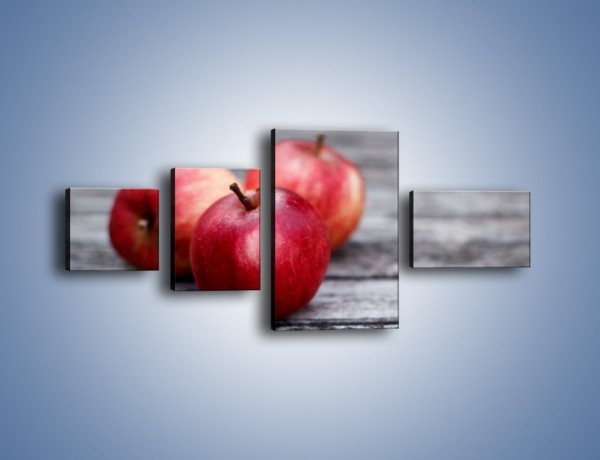 Obraz na płótnie – Jabłkowe zdrowie – czteroczęściowy JN296W5