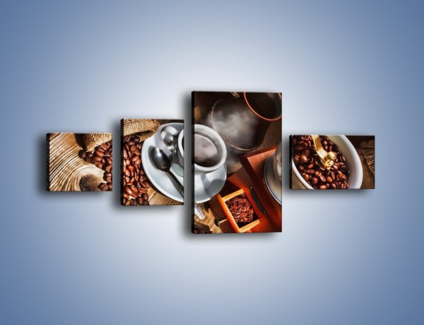 Obraz na płótnie – Smaki kawy dla dorosłych – czteroczęściowy JN313W5