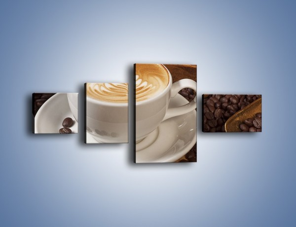 Obraz na płótnie – Czas na kawę – czteroczęściowy JN353W5