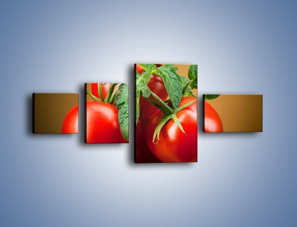 Obraz na płótnie – Pomidorki górą – czteroczęściowy JN581W5