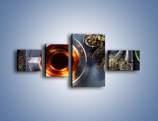 Obraz na płótnie – Herbata i inne dodatki – czteroczęściowy JN596W5