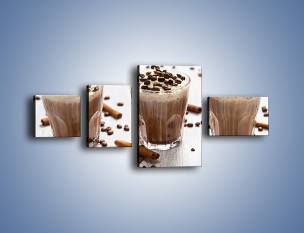 Obraz na płótnie – Mrożona kawa na upały – czteroczęściowy JN609W5
