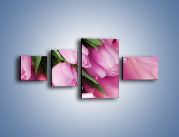 Obraz na płótnie – Atłas wśród tulipanów – czteroczęściowy K152W5