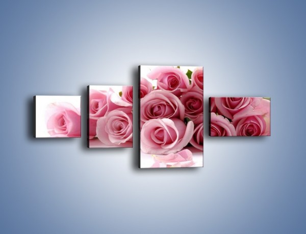Obraz na płótnie – Nadal piękne róże – czteroczęściowy K167W5