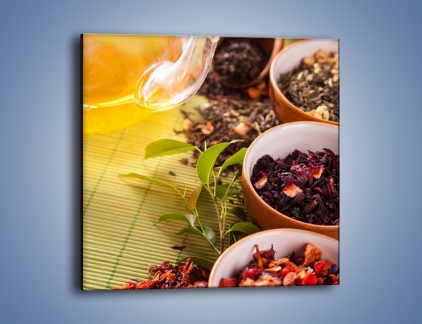 Obraz na płótnie – Aromatyczne przyprawy do herbaty – jednoczęściowy kwadratowy JN492
