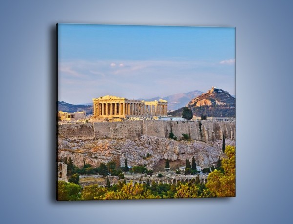 Obraz na płótnie – Ateńskie ruiny – jednoczęściowy kwadratowy AM162