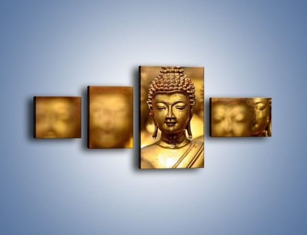 Obraz na płótnie – Złote buddy w słońcu – czteroczęściowy O111W5