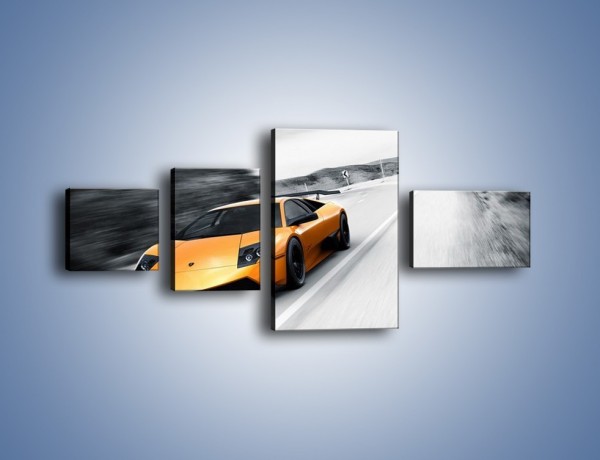 Obraz na płótnie – Lamborghini Murcielago – czteroczęściowy TM058W5