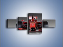 Obraz na płótnie – Scuderia Ferrari Formula 1 – czteroczęściowy TM061W5