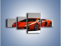 Obraz na płótnie – Lamborghini Aventador – czteroczęściowy TM067W5