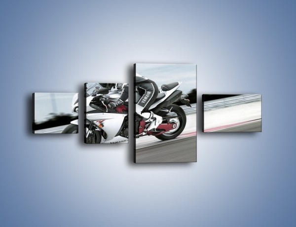 Obraz na płótnie – Yamaha YZF-R1 – czteroczęściowy TM075W5