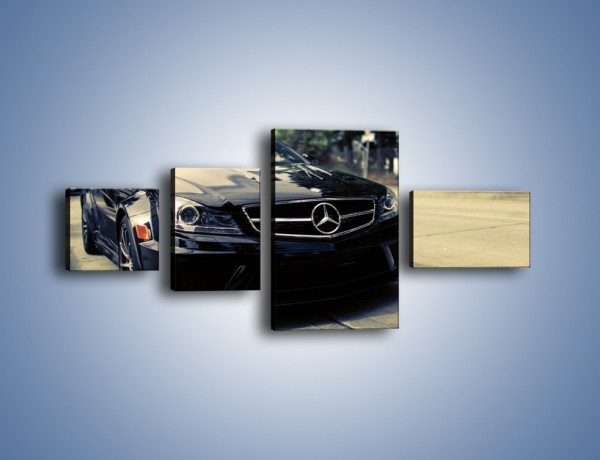 Obraz na płótnie – Mercedes-Benz C 63 AMG Coupe – czteroczęściowy TM109W5