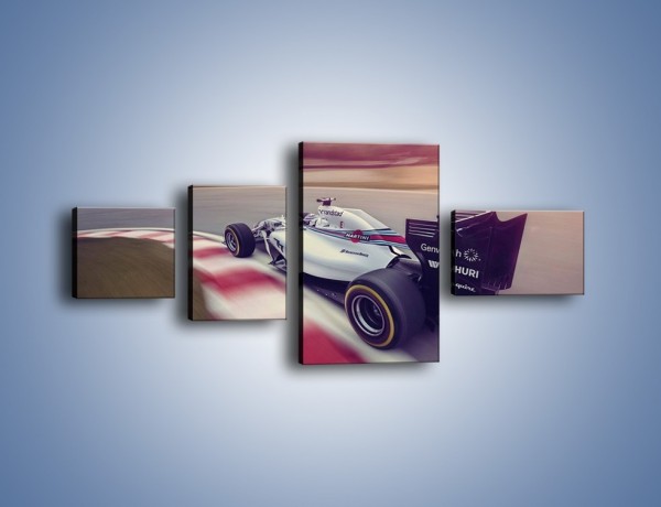 Obraz na płótnie – Formula 1 Williams Martini Racing – czteroczęściowy TM212W5