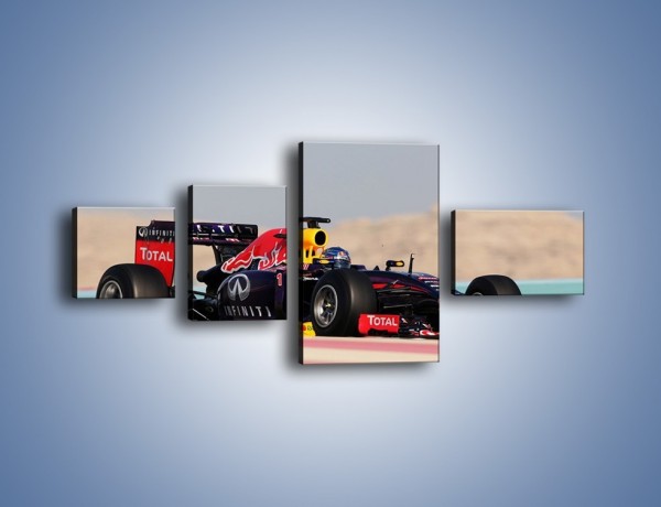 Obraz na płótnie – F1 Infiniti Red Bull – czteroczęściowy TM241W5
