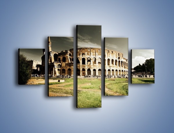 Obraz na płótnie – Koloseum przed burzą – pięcioczęściowy AM271W1