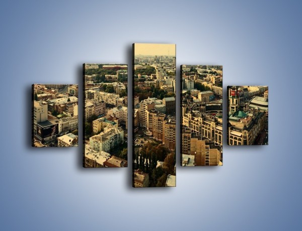 Obraz na płótnie – Panorama Kijowa – pięcioczęściowy AM326W1