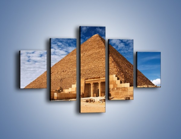 Obraz na płótnie – Wejście do egipskiej piramidy – pięcioczęściowy AM602W1