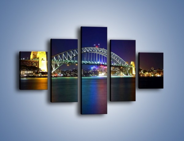 Obraz na płótnie – Sydney Harbour Bridge – pięcioczęściowy AM629W1