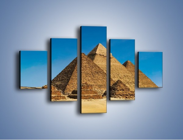 Obraz na płótnie – Piramidy w Egipcie – pięcioczęściowy AM723W1