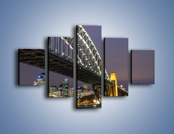 Obraz na płótnie – Sydney Harbour Bridge – pięcioczęściowy AM803W1