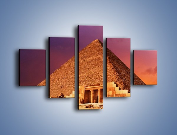 Obraz na płótnie – Piramida w Egipcie – pięcioczęściowy AM812W1