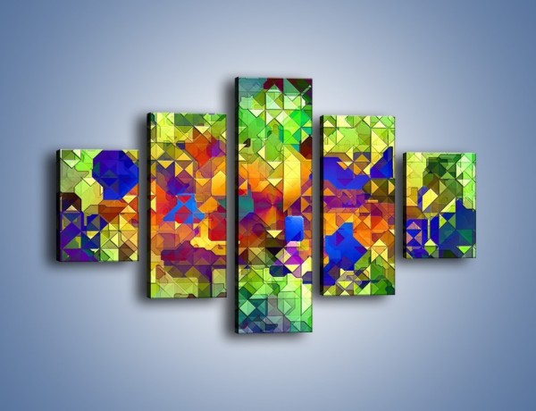 Obraz na płótnie – Mozaika w kolorze – pięcioczęściowy GR373W1