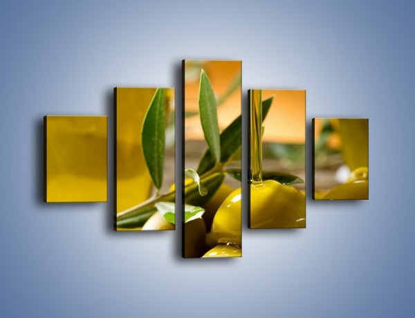 Obraz na płótnie – Oliwa z oliwek – pięcioczęściowy JN195W1