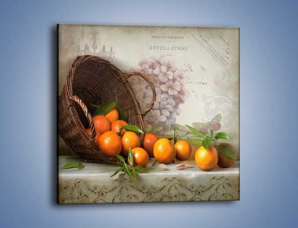 Obraz na płótnie – Pomarańczowe opowieści – jednoczęściowy kwadratowy JN570