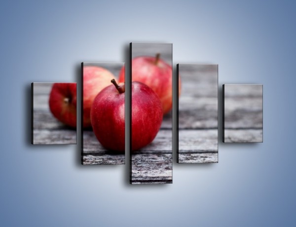 Obraz na płótnie – Jabłkowe zdrowie – pięcioczęściowy JN296W1