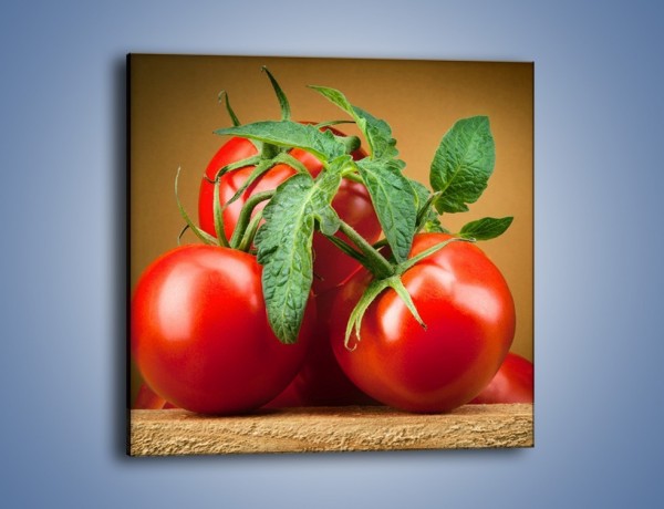 Obraz na płótnie – Pomidorki górą – jednoczęściowy kwadratowy JN581