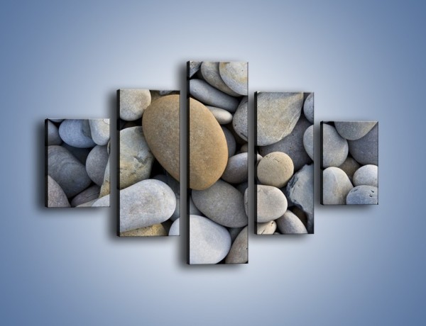 Obraz na płótnie – Kamienie duże i małe – pięcioczęściowy O006W1