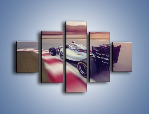 Obraz na płótnie – Formula 1 Williams Martini Racing – pięcioczęściowy TM212W1