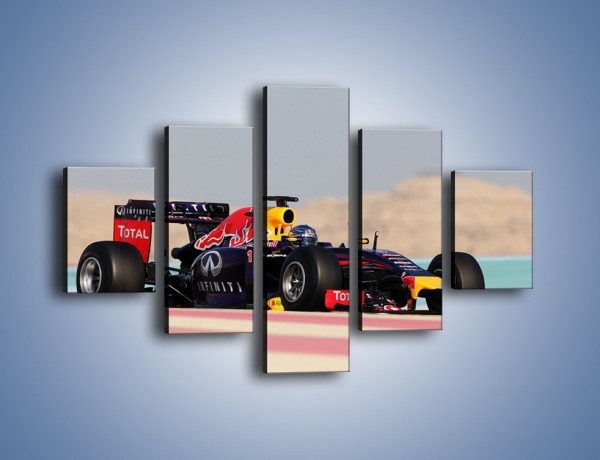 Obraz na płótnie – F1 Infiniti Red Bull – pięcioczęściowy TM241W1