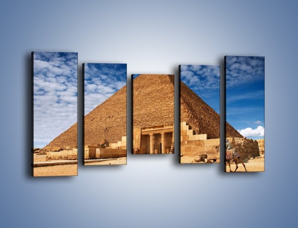 Obraz na płótnie – Wejście do egipskiej piramidy – pięcioczęściowy AM602W2