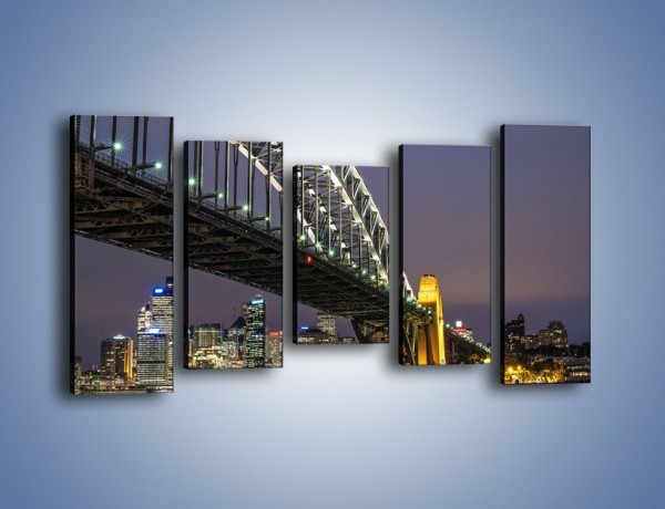 Obraz na płótnie – Sydney Harbour Bridge – pięcioczęściowy AM803W2