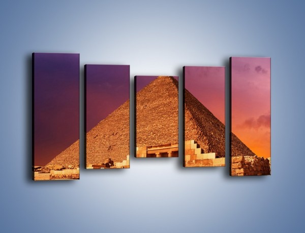 Obraz na płótnie – Piramida w Egipcie – pięcioczęściowy AM812W2