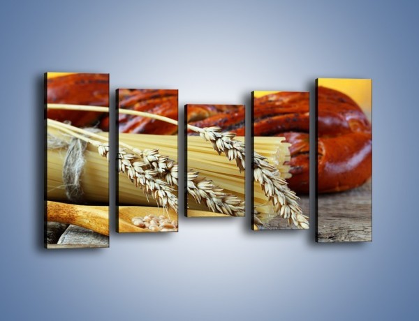 Obraz na płótnie – Chleb pszenno-kukurydziany – pięcioczęściowy JN090W2