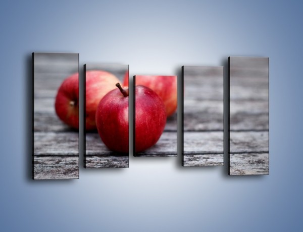 Obraz na płótnie – Jabłkowe zdrowie – pięcioczęściowy JN296W2